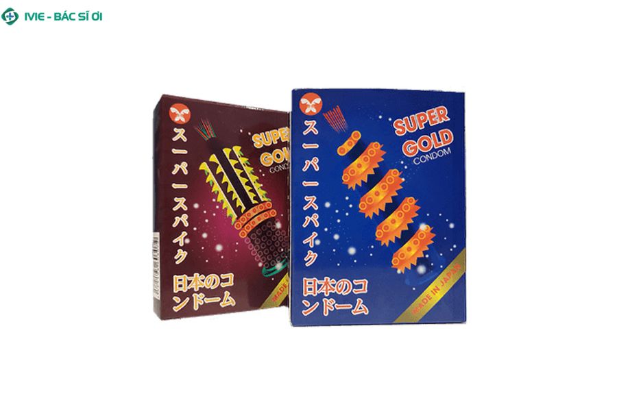 Bao cao su Super Gold đa dạng kiểu tăng cảm giác