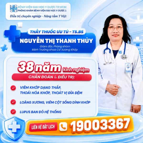 TS.BS Nguyễn Thị Thanh Thủy - 38 năm kinh nghiệm điều trị bệnh cơ xương khớp