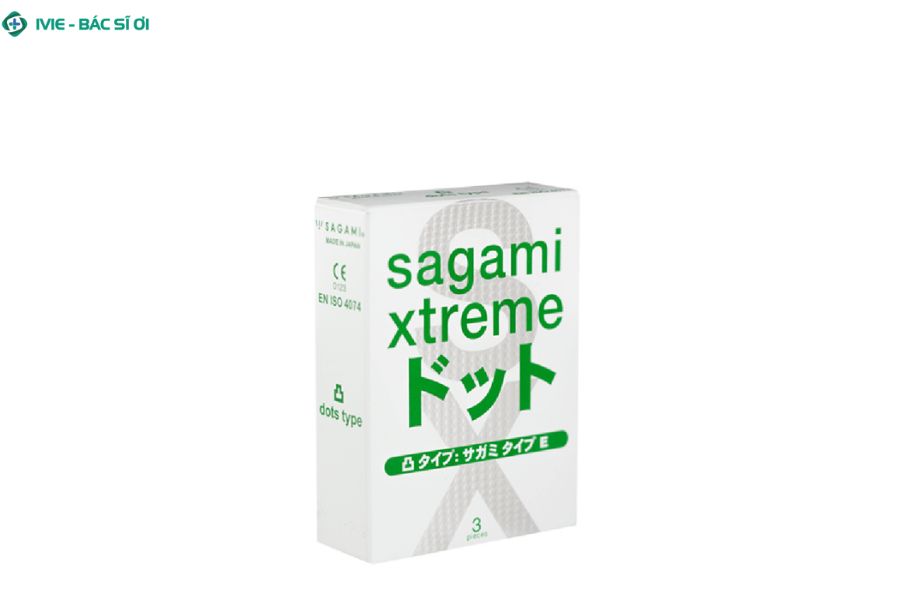 Bao cao su Sagami Xtreme White Box siêu mỏng tăng cảm giác
