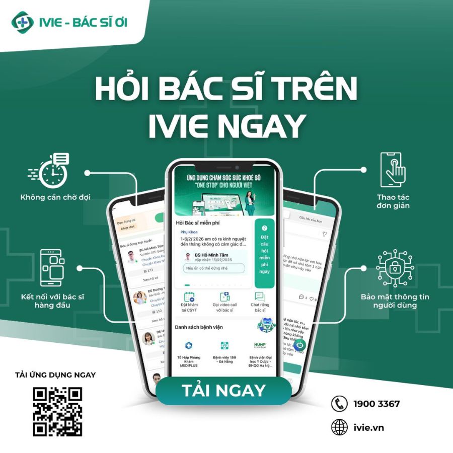 Bạn có thể dễ dàng nhận tư vấn từ các chuyên gia y tế hàng đầu về vấn đề giới tính ngay trên ứng dụng IVIE - Bác sĩ ơi