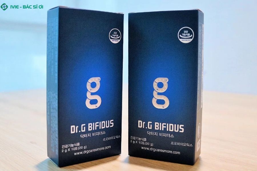 Men vi sinh Dr.G Bifidus Bifido hỗ trợ cân bằng hệ vi sinh, giảm rối loạn tiêu hóa cho trẻ