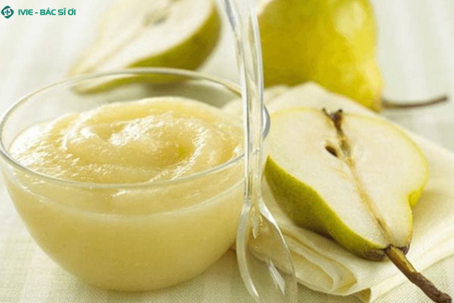 Lê là vị ngọt dịu, hỗ trợ tiêu hóa cho bé