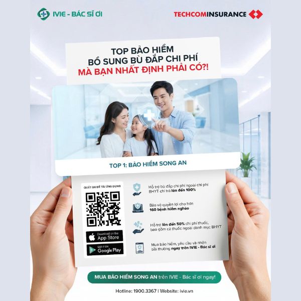 Bảo Hiểm Song An hỗ trợ phần chi phí nội trú hợp lệ còn lại sau khi BHYT thanh toán