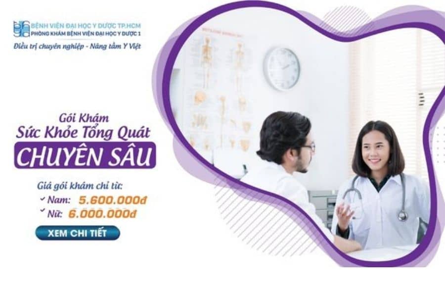 Khám lâm sàng chuyên sâu cùng đội ngũ chuyên gia hàng đầu tại Phòng khám Bệnh viện Đại học Y Dược 1