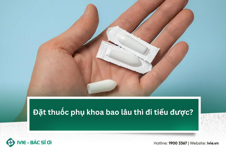 Đặt thuốc phụ khoa bao lâu thì đi tiểu được?