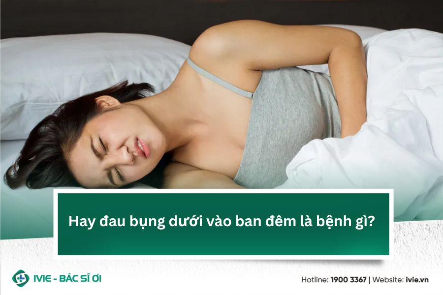Hay đau bụng dưới vào ban đêm là bệnh gì?
