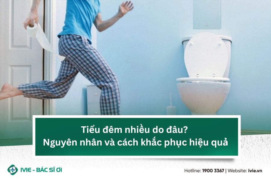 Tiểu đêm nhiều do đâu? Nguyên nhân và cách khắc phục hiệu...