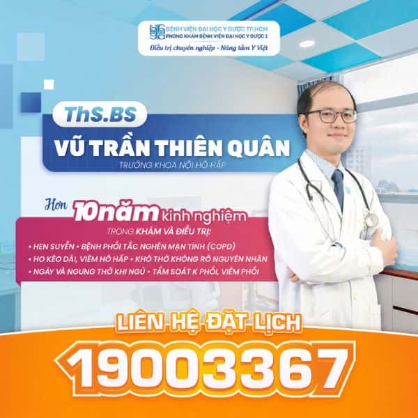 ThS.BS Vũ Trần Thiên Quân - Chuyên gia Giấc ngủ Quốc tế, giàu kinh nghiệm chẩn đoán và điều trị các rối loạn giấc ngủ
