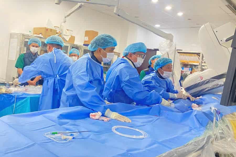 Khoa Tim mạch Bệnh viện 30-4 sở hữu hệ thống DSA hiện đại giúp can thiệp mạch vành và điều trị tim mạch kỹ thuật cao