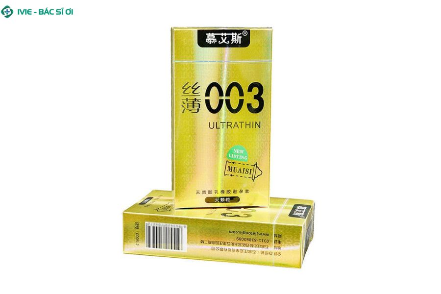 Muaisi 003 Ultrathin vàng tăng cảm giác khi quan hệ