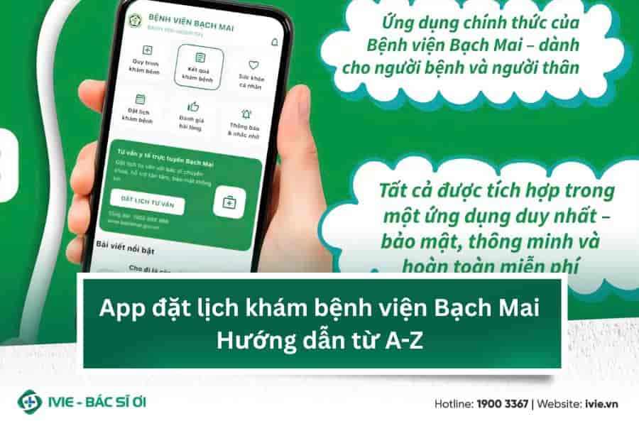 App đặt lịch khám bệnh viện Bạch Mai: Hướng dẫn từ A-Z