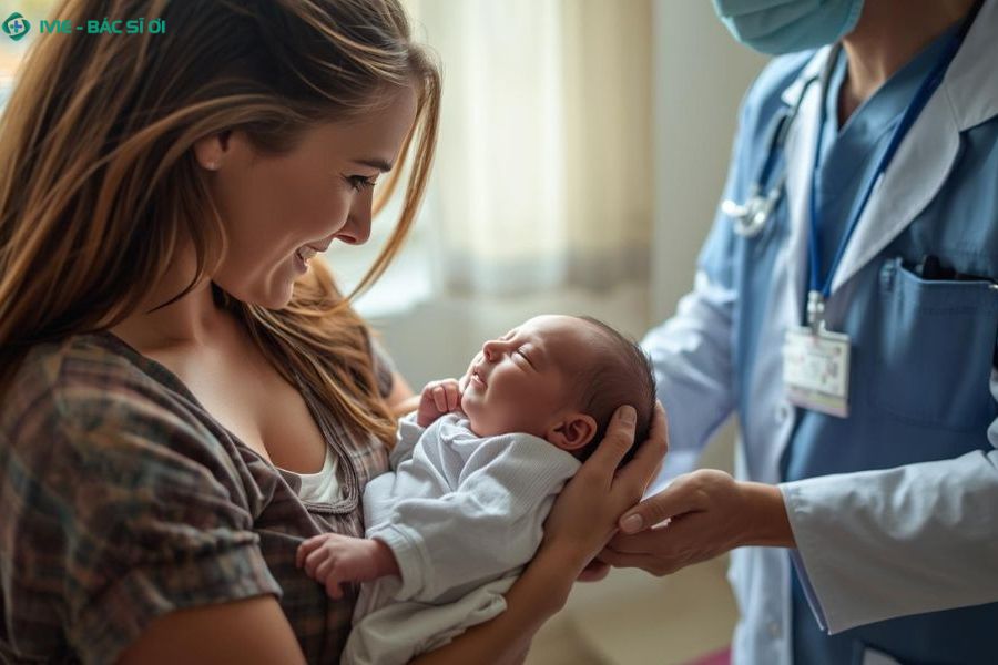 Trẻ 2 tháng tuổi đi ngoài màu xanh rêu kèm theo các dấu hiệu khác cần đưa trẻ đến khám bác sĩ ngay