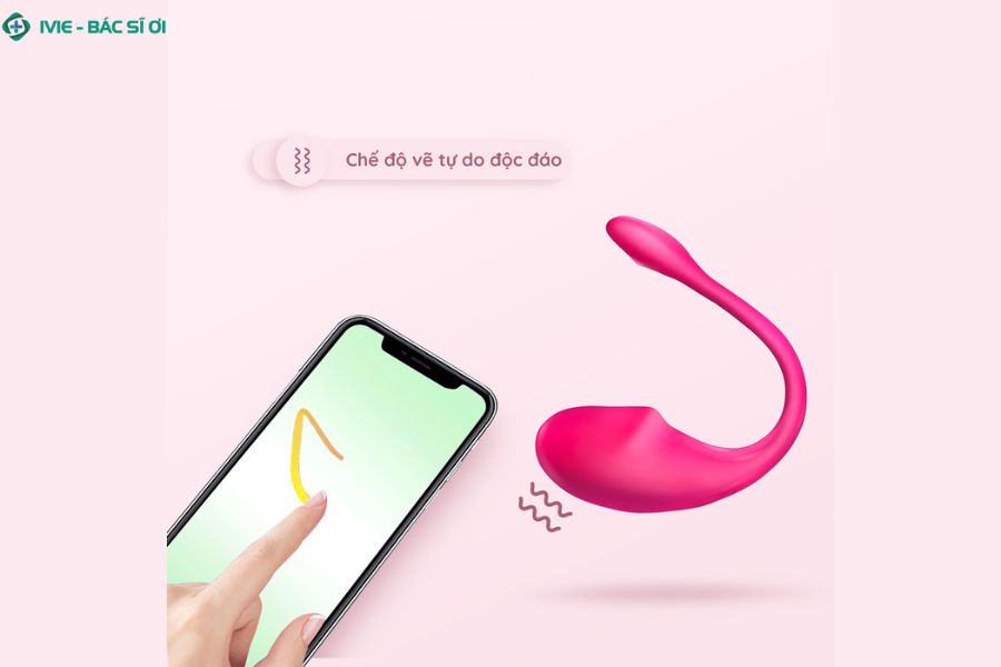 Trứng rung điều khiển từ xa có thể sử dụng bộ điều khiển hoặc điện thoại