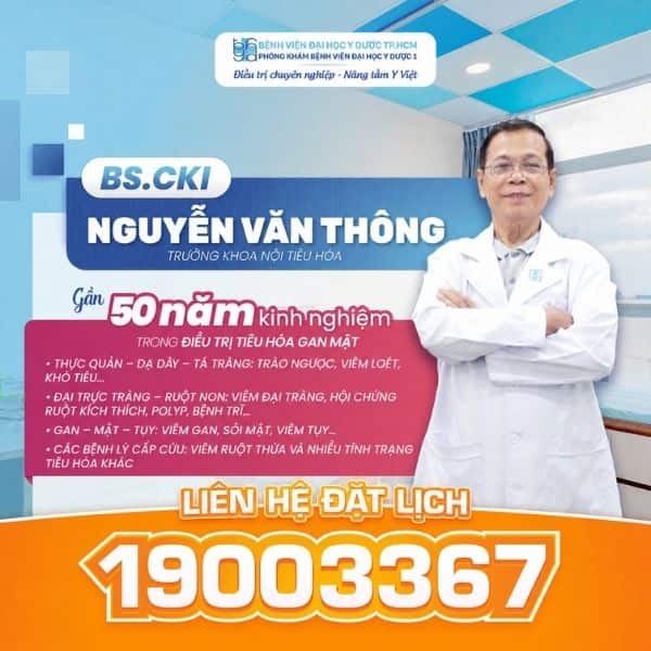 BS.CKI Nguyễn Văn Thông - Gần 50 năm kinh nghiệm chẩn đoán và phẫu thuật Ngoại tiêu hóa
