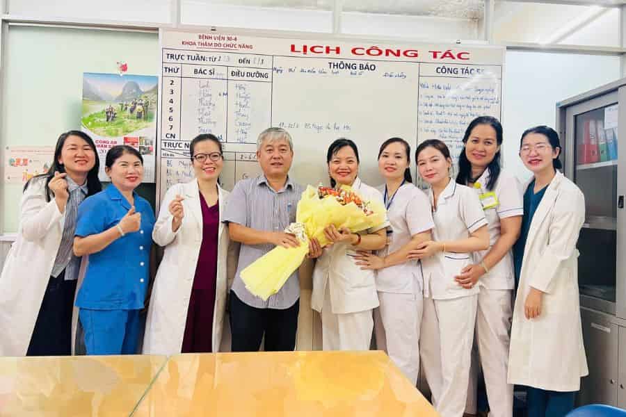 Đội ngũ y bác sĩ Khoa Thăm dò chức năng Bệnh viện 30-4 ứng dụng máy móc hiện đại trong chẩn đoán cận lâm sàng