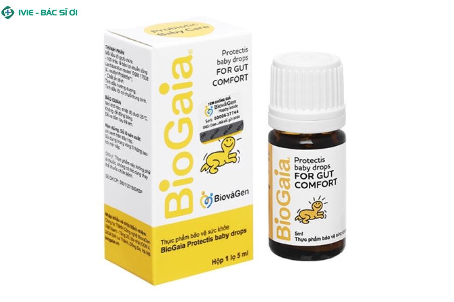 Men vi sinh BioGaia Protectis Baby Drops With Vitamin D3 hỗ trợ tiêu hóa cho trẻ sơ sinh