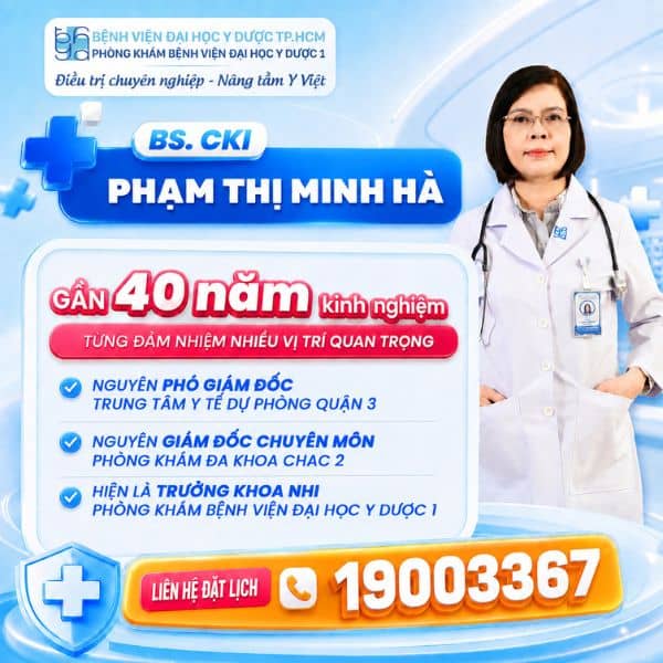 BS CKI Phạm Thị Minh Hà - Trưởng Khoa Nhi với gần 40 năm kinh nghiệm tận tụy chăm sóc sức khỏe trẻ em
