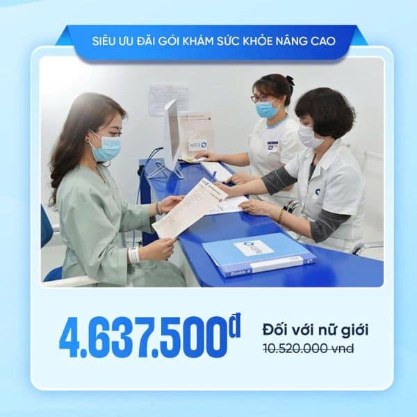 Giảm đến 60% gói khám sức khỏe tổng quát nâng cao