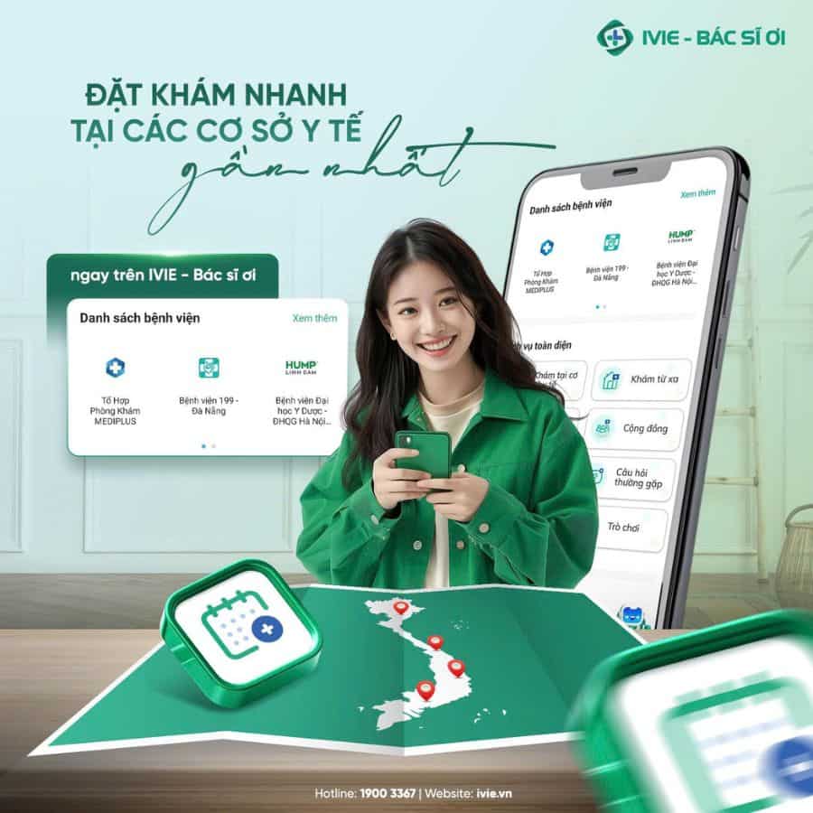 Đặt lịch hẹn khám và tầm soát các nguyên nhân men gan cao thông qua nền tảng y tế IVIE - Bác sĩ ơi