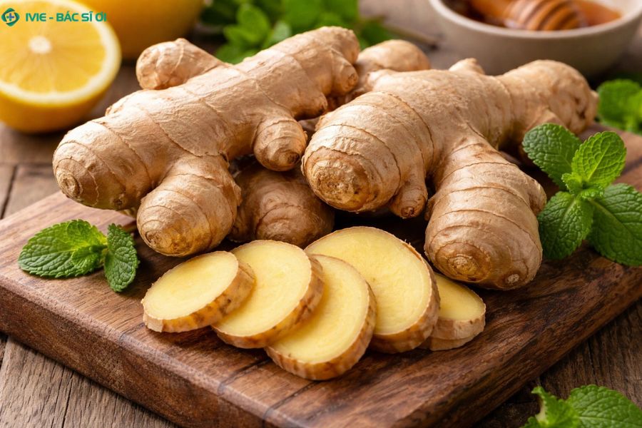 Sử dụng gừng chữa viêm lộ tuyến cổ tử cung tại nhà