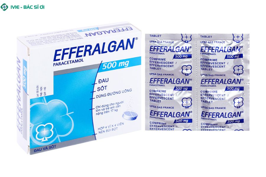 Efferalgan Sủi đa dạng hàm lượng, dễ uống cho cả trẻ em và người lớn