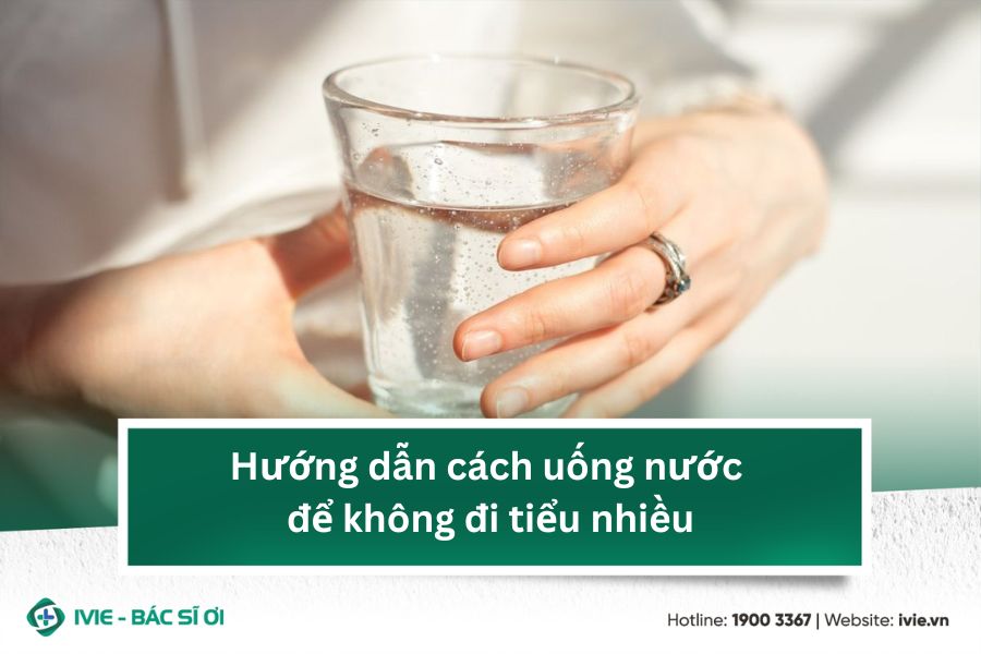 Hướng dẫn cách uống nước để không đi tiểu nhiều