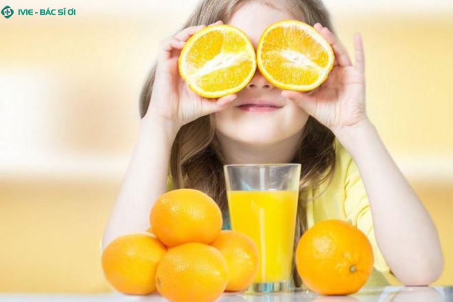 Tăng sức đề kháng cho bé bằng vitamin C