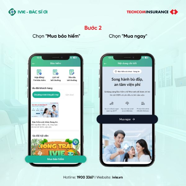 Bước 2: Truy cập mục Bảo hiểm trên ứng dụng