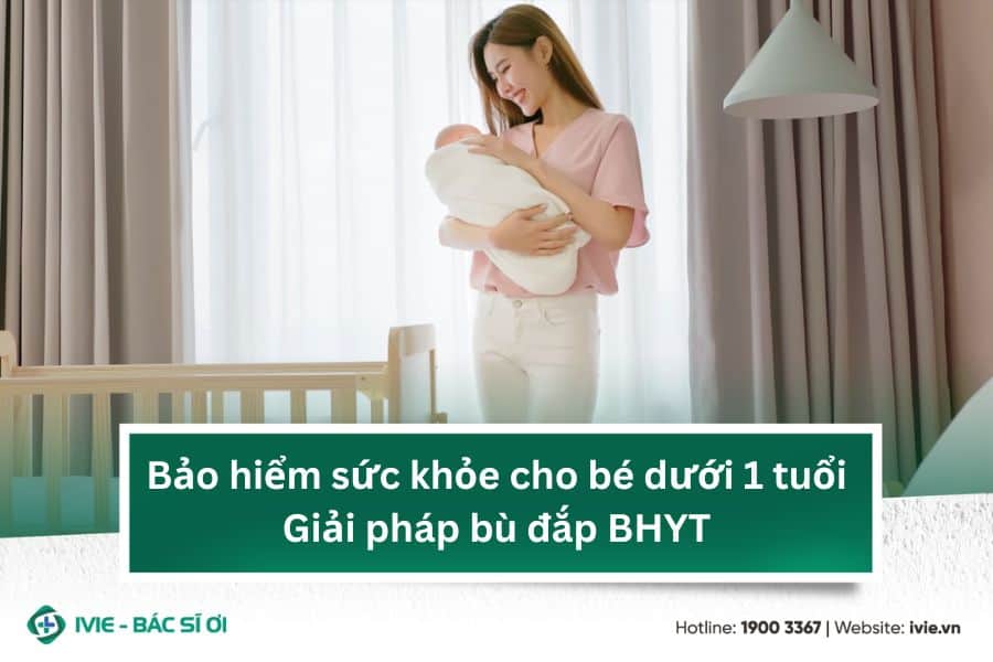 Bảo hiểm sức khỏe cho bé dưới 1 tuổi: Giải pháp bù đắp BHYT