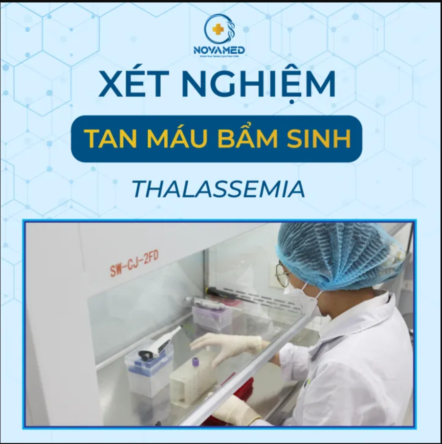 Gói Xét nghiệm tan máu bẩm sinh Thalassemia (cần mở rộng phổ XN)