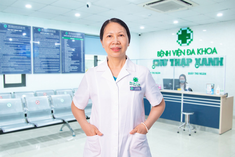 Bác sĩ Lê Thị Hồng - bệnh viện Đa khoa Chữ Thập Xanh
