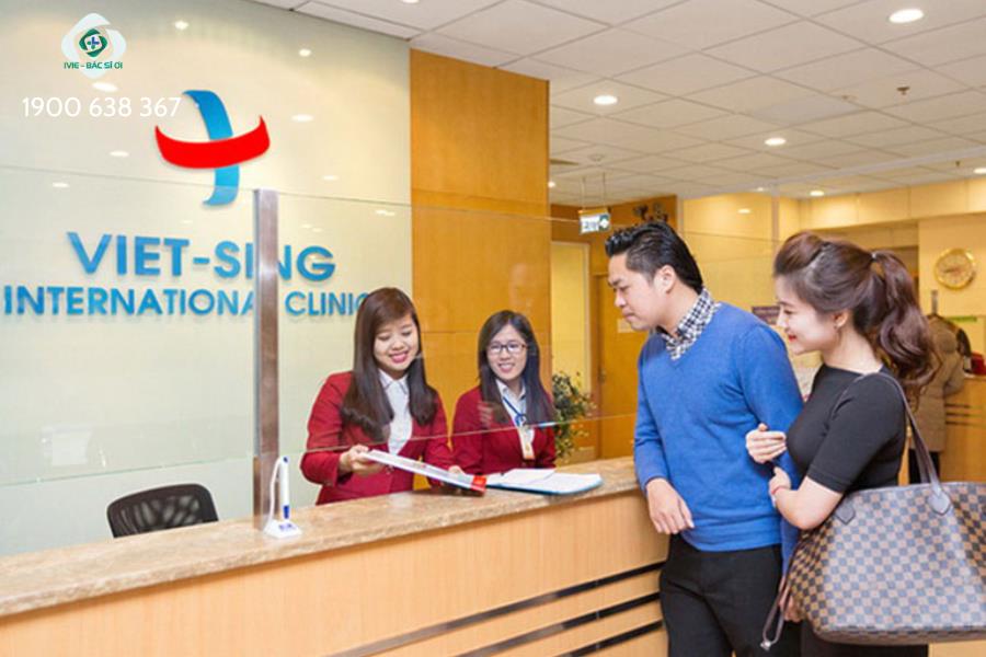 Phòng khám Đa khoa quốc tế VietSing với độ uy tín cao