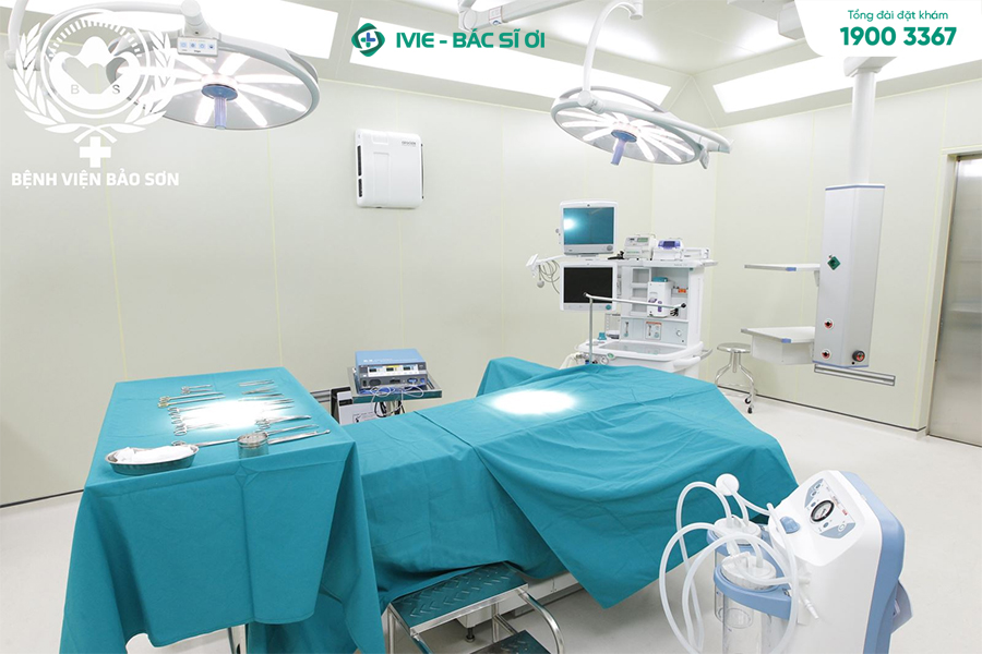 Hệ thống máy móc thiết bị hiện đại tại bệnh viện Bảo Sơn 2