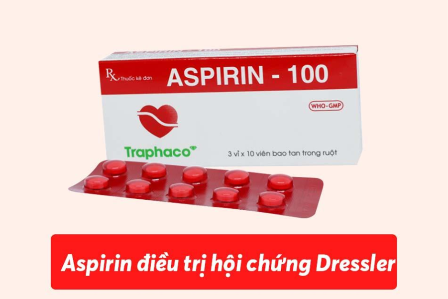  Aspirin giúp cải thiện triệu chứng trong viêm màng ngoài tim sau nhồi máu cơ tim