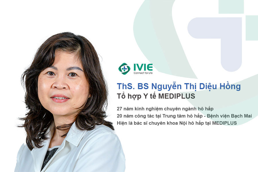 Bác sĩ Nguyễn Thị Diệu Hồng hiện đang công tác tại Tổ hợp Y tế MEDIPLUS