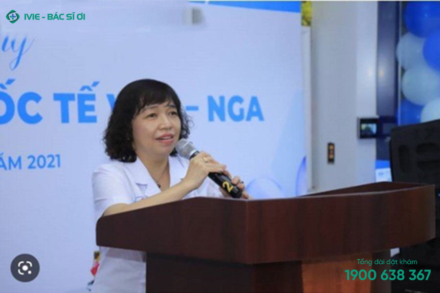 Bác sĩ Nguyễn Thúy Vinh - Giám đốc Trung tâm tiêu hóa bệnh viện E 