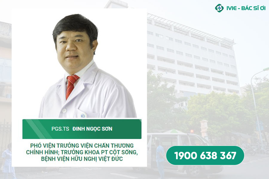 Bác sĩ Đinh Ngọc Sơn - Bác sĩ khoa cột sống Bệnh viện Việt Đức