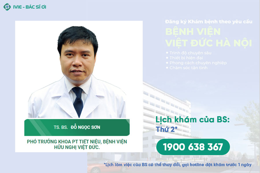 Bác sĩ Đỗ Ngọc Sơn - Bác sĩ Khoa Tiết niệu Bệnh viện Việt Đức