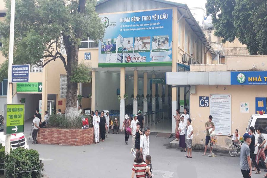 Khu khám bệnh C4 - bệnh viện Việt Đức (Ảnh: BV Việt Đức)