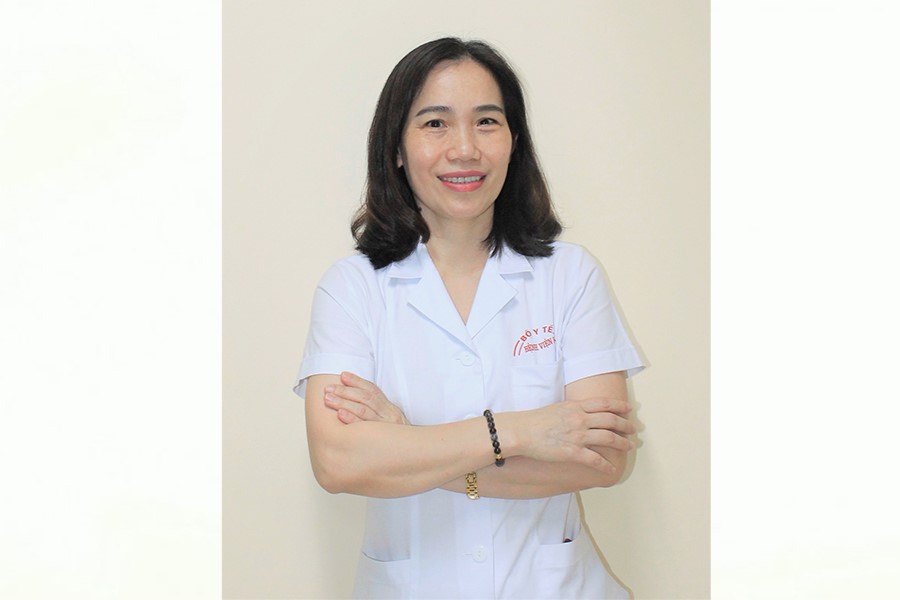 Bác sĩ Nguyễn Thị Kiều Oanh là Trưởng khoa Phụ sản của Bệnh viện E (ảnh BV E)