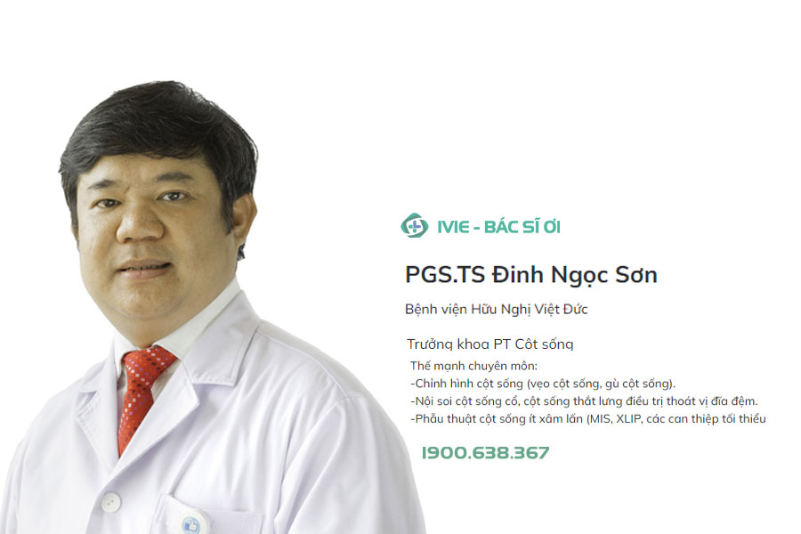 PGS.TS Đinh Ngọc Sơn của Bệnh viện Hữu Nghị Việt Đức