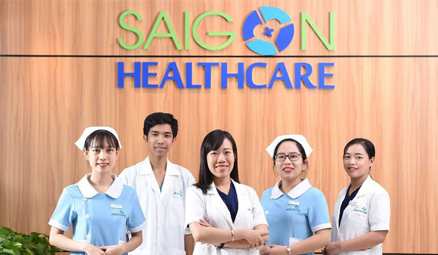 Phòng khám Saigon Healthcare với đội ngũ y bác sĩ tận tâm