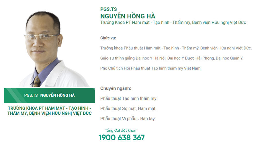 PGS. TS. BS Nguyễn Hồng Hà - Bệnh viện Việt Đức
