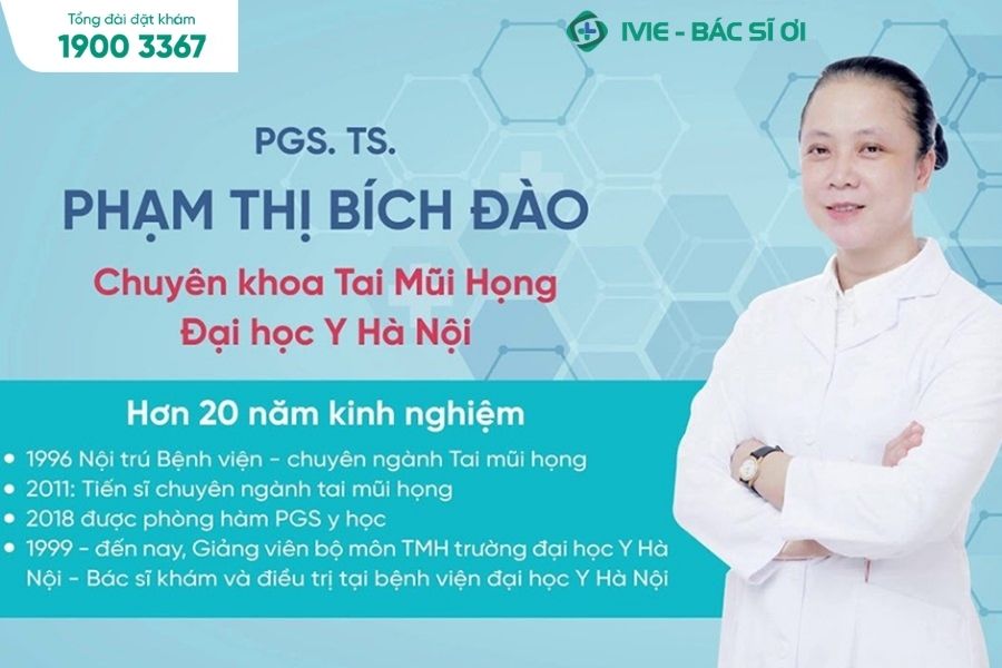 Bác sĩ tai mũi họng tư vấn online - PGS. TS. Phạm Thị Bích Đào