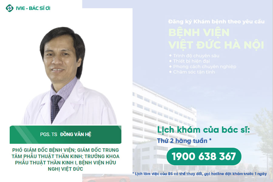Bác sĩ Đồng Văn Hệ, Khoa Thần kinh Bệnh viện Việt Đức
