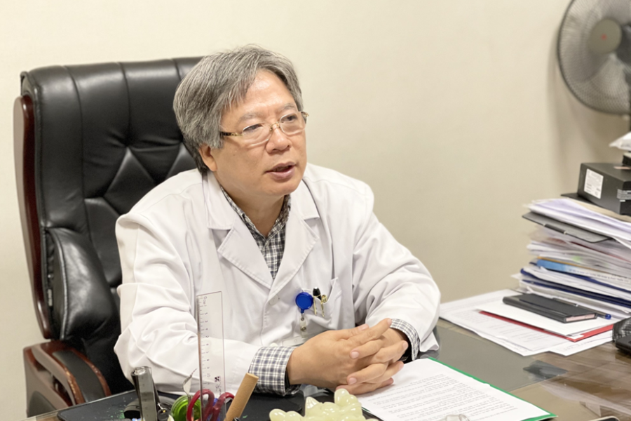 Giáo sư, Tiến sĩ, bác sĩ Trần Bình Giang - Giám đốc Bệnh viện Việt Đức (Ảnh BV: Việt Đức)