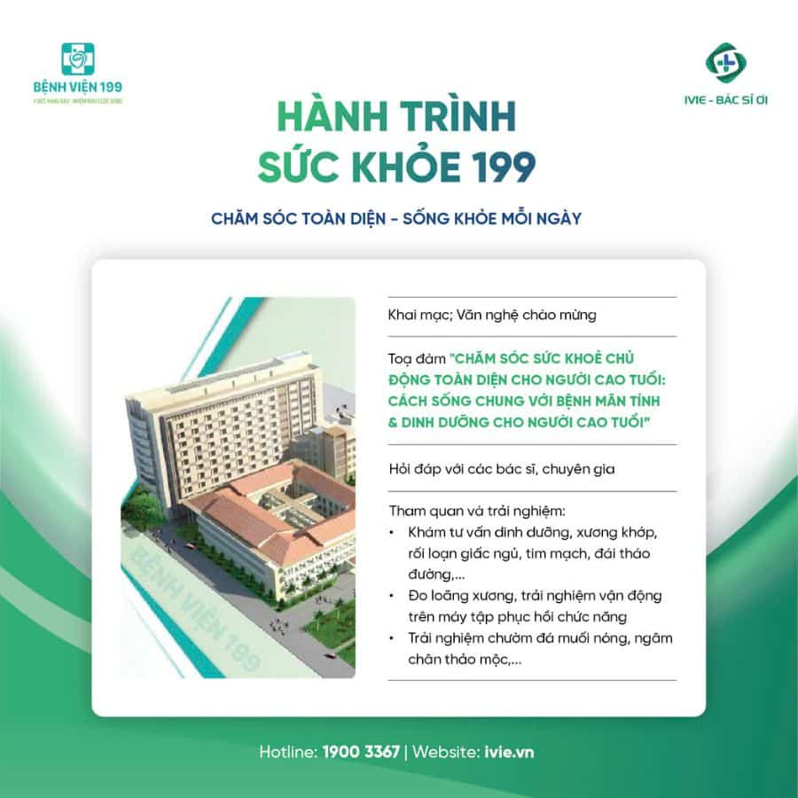 IVIE - Bác sĩ ơi đồng hành cùng sự kiện "Hành Trình Sức Khoẻ 199"