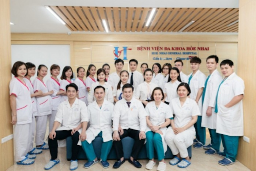 Đội ngũ nhân viên y tế Bệnh viện đa khoa Hòe Nhai cơ sở 1