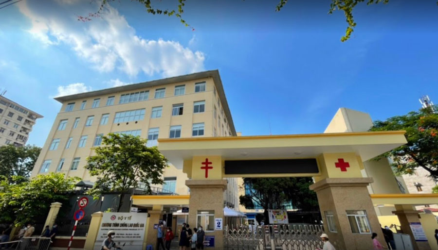 Bệnh viện Phổi Trung Ương cổng 2