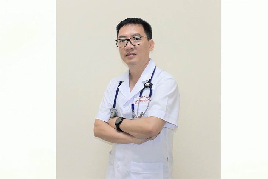 Thạc sĩ. Bác sĩ Nguyễn Hồng Vỹ là Phó khoa Thận tiết niệu và Nam học của Bệnh viện E (ảnh: BV E)